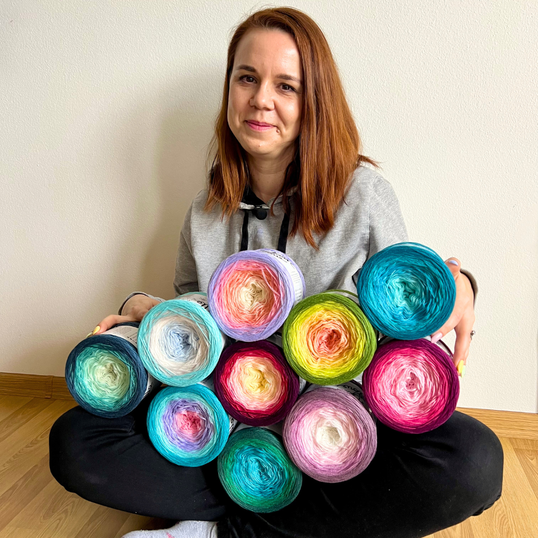 Příze YarnMellow Butterfly a Berry